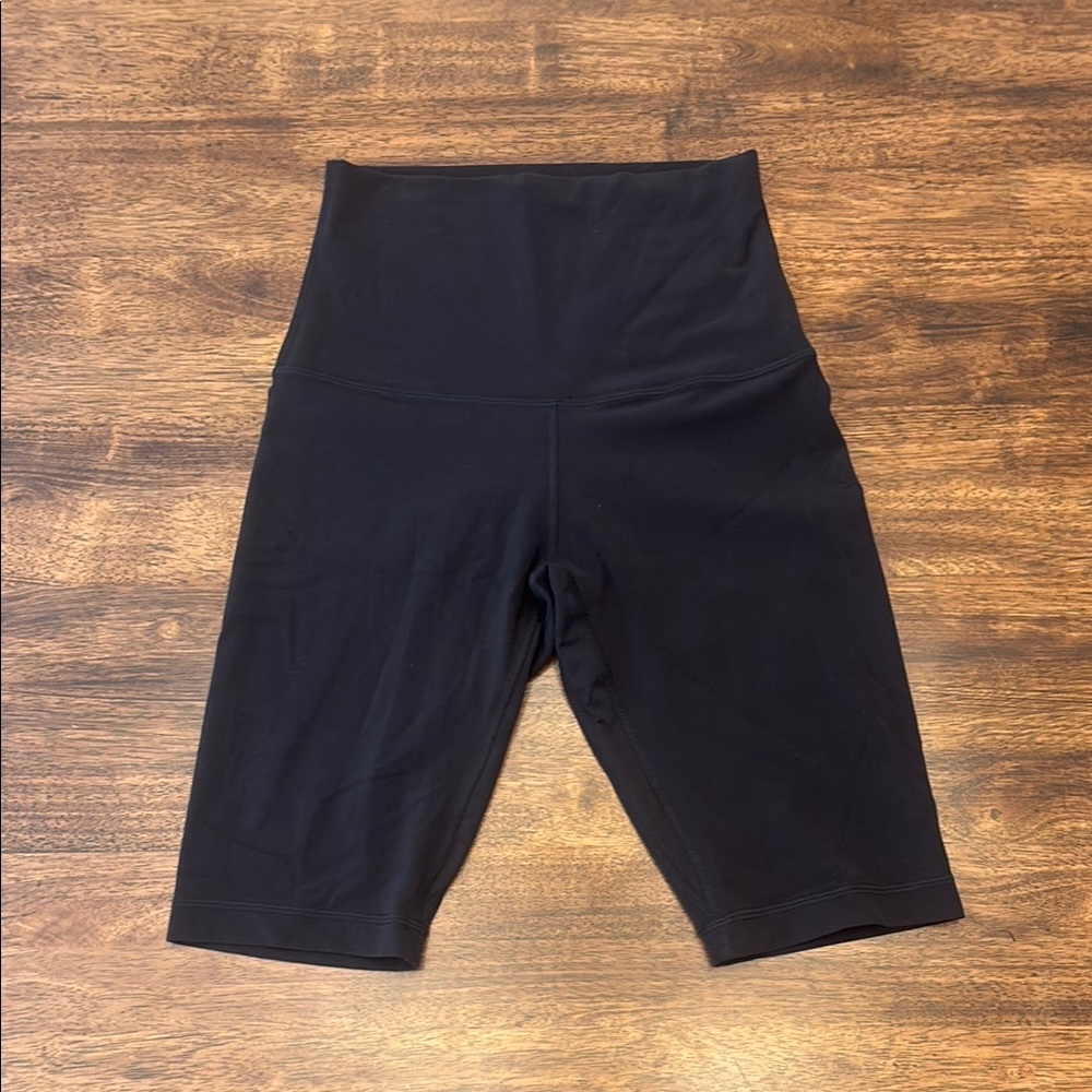 Lululemon Athletica Black Biker Shorts High-Waisted
